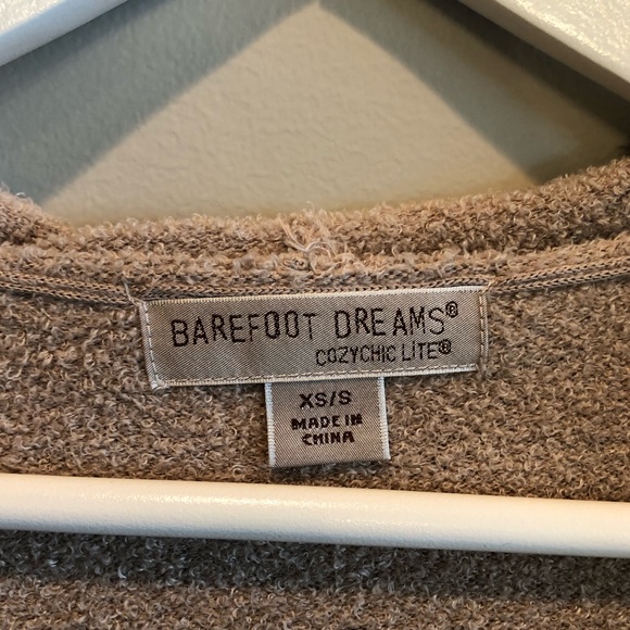 Barefoot Dreams Cozychic Lite Long Coastal Cardigan with Hood XS/Sđ¤ - Picture 5 of 7